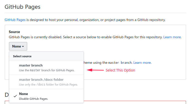 hosting my files in github pages