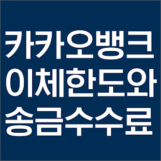 카카오뱅크 해외송금 수수료와 이체 한도