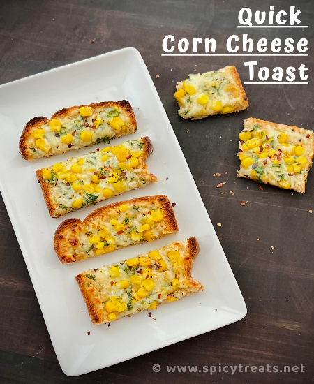 Cheesy Corn Toast