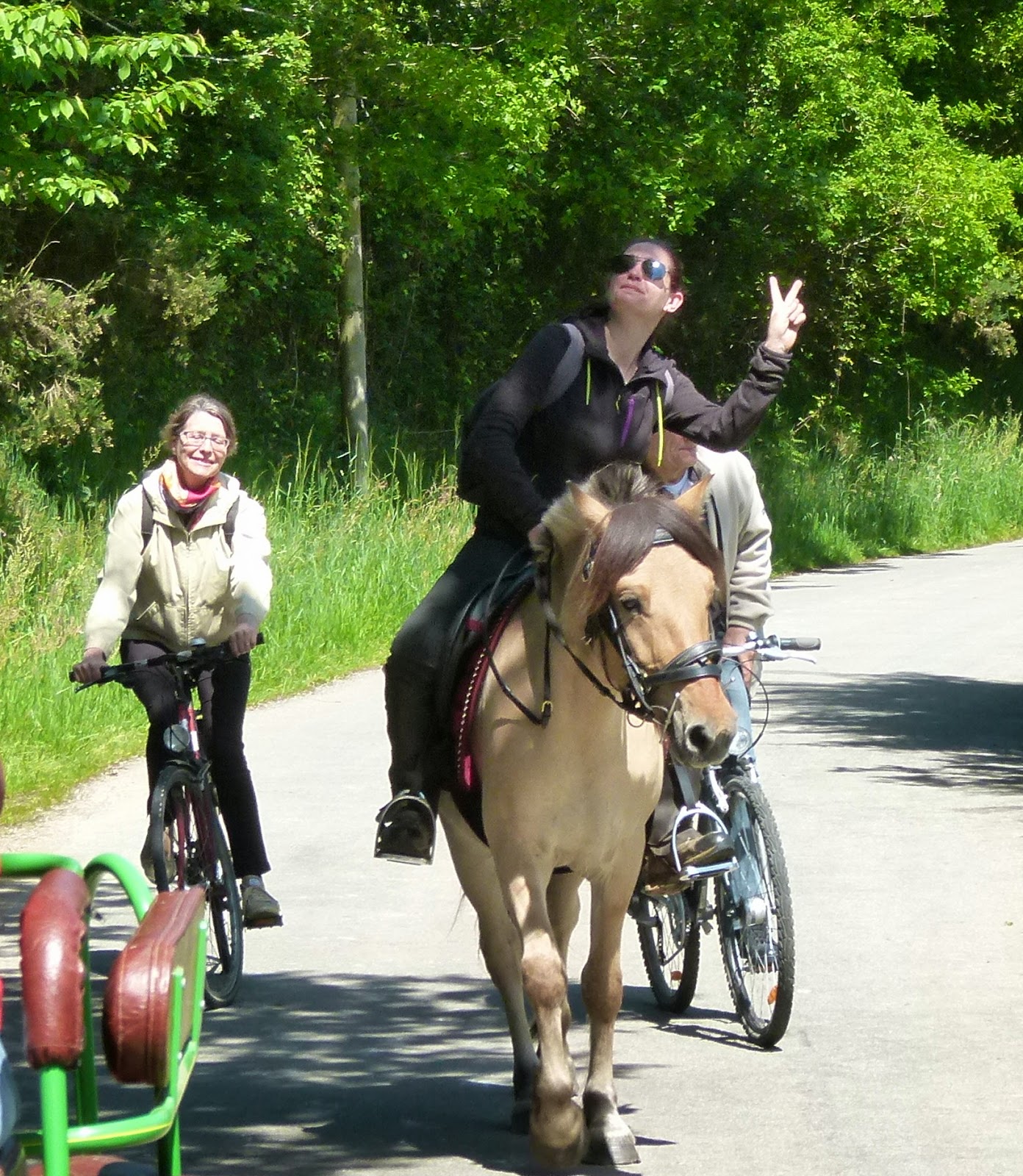 anselme à bicyclette