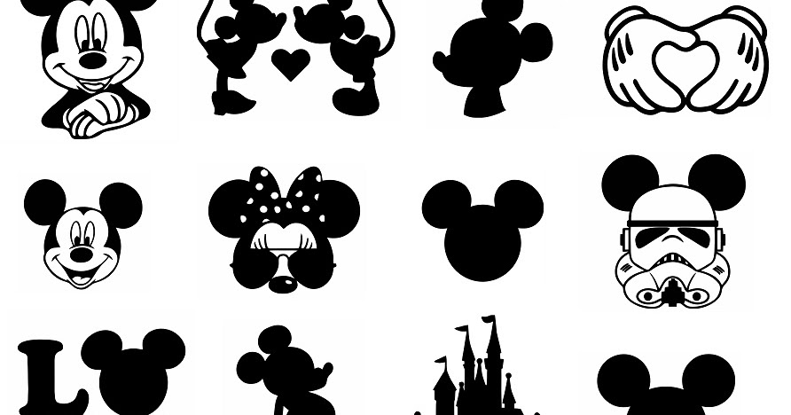 Download digitalfil: Mickey Mouse svg,cut files,silhouette clipart ...