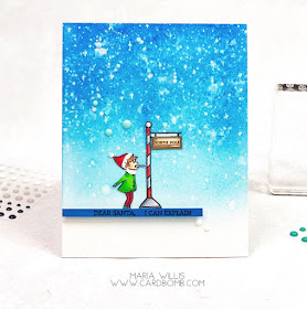 #cardbomb, #mariawillis, #heroarts, Hero Arts, Naughty Elves, #christmas, #cards, #cardmaker, #cardmaking, #handmade, #handmadecards, #art, #craft, create, #diy, ink blending, #shaker card, #video, #videotutorial, 