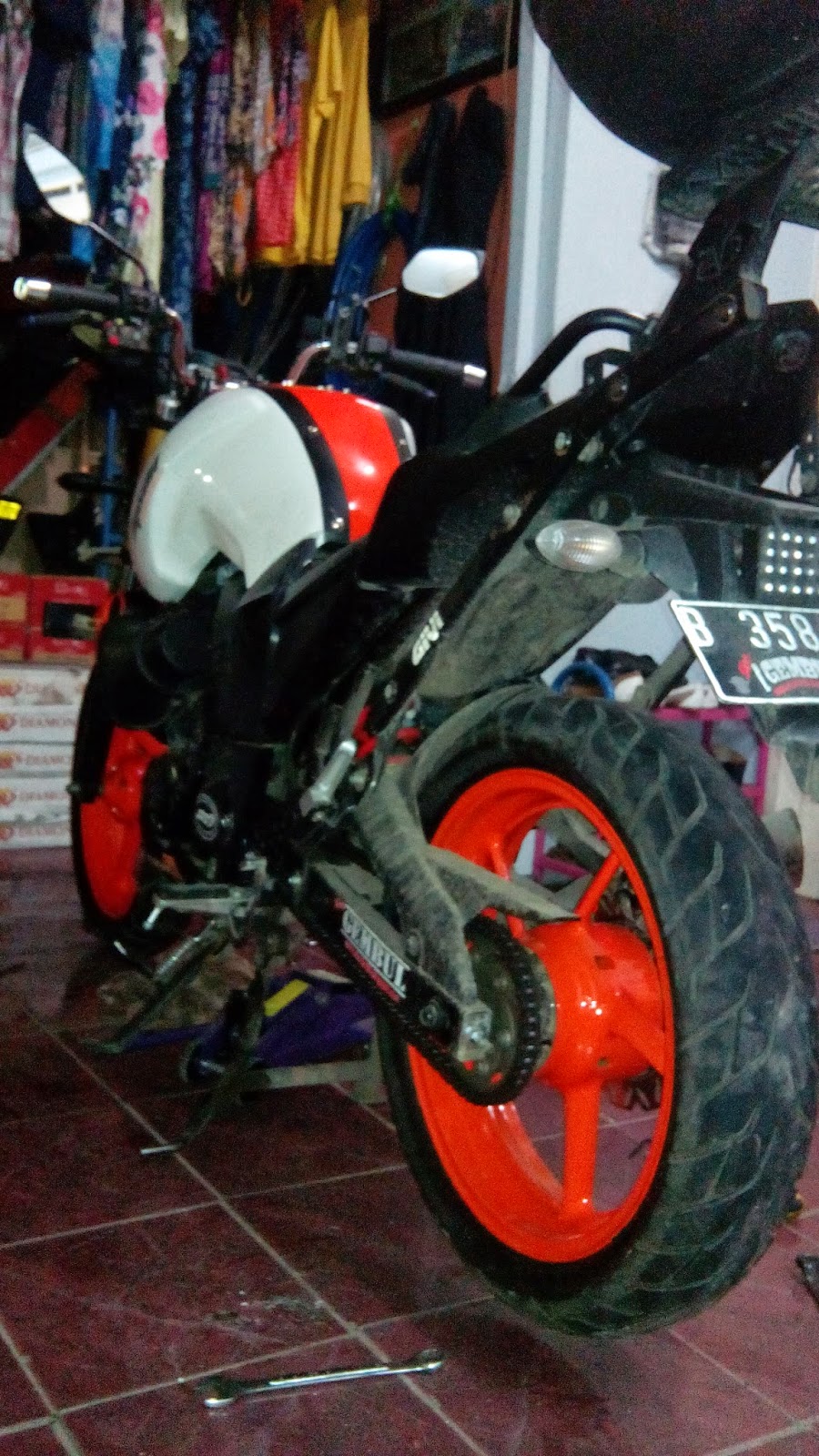 Koleksi Modifikasi Motor Orange Terkeren Obeng Motor