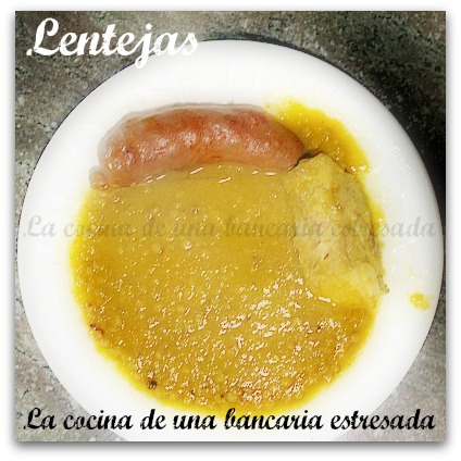 Receta de lentejas, paso a paso y con fotografías