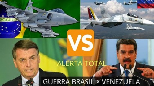 Resultado de imagem para guerra brasil venezuela