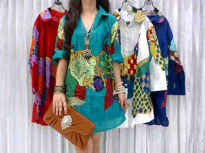 blouse zoo print kode M-1000123