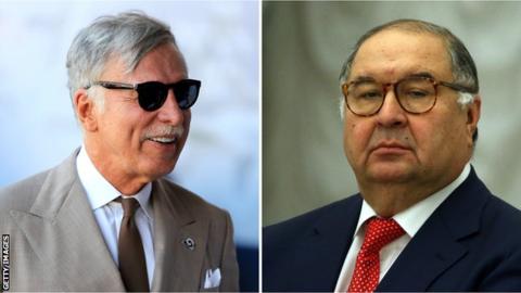 NVBSPORTS: Arsenal shareholder Alisher Usmanov says he will accept rival Stan Kroenke's bid to buy him out for £550m and take full control of the club.