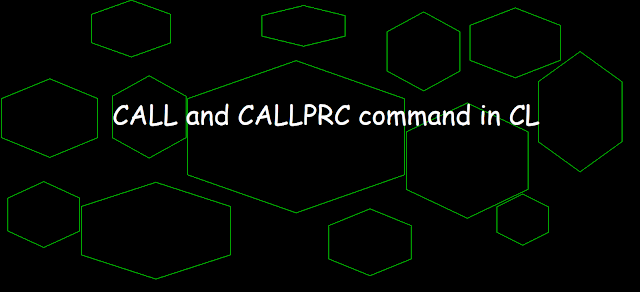 CALL and CALLPRC command in CL, bound procedure, modules, dclf, dcl, ibmi, as400 and sql tricks, as400 tutorial, ibmi tutorial