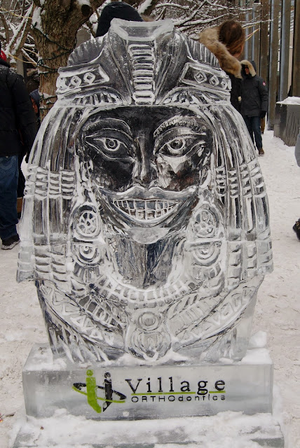 Bloor-Yorville IceFest 2015 and Sassafraz Ice Carving Competition in Toronto, lifestyle, ontario, canada, winter, frozen, time, the purple scarf, sculptures, cold