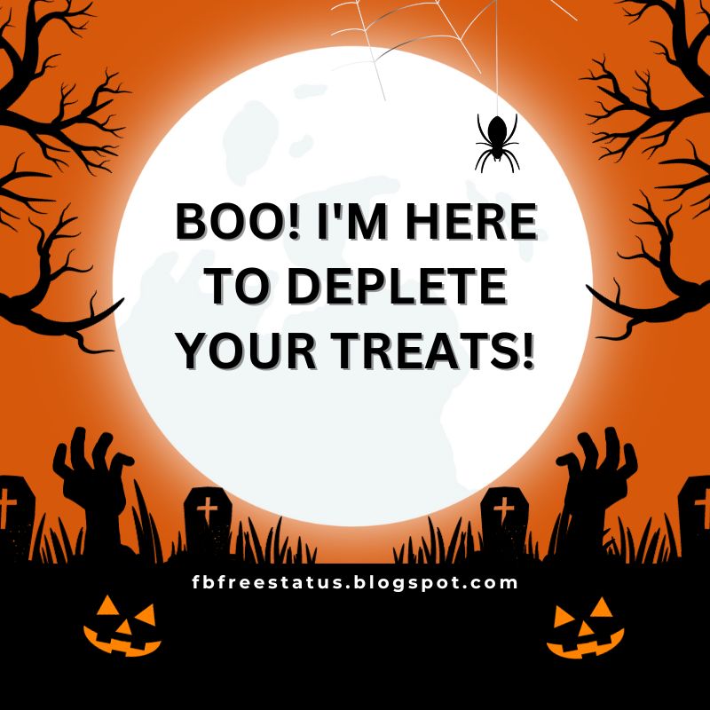 Halloween Day Trick or Treat Quotes and Sayings