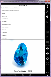 Aplikasi Android Sederhana Batu Akik