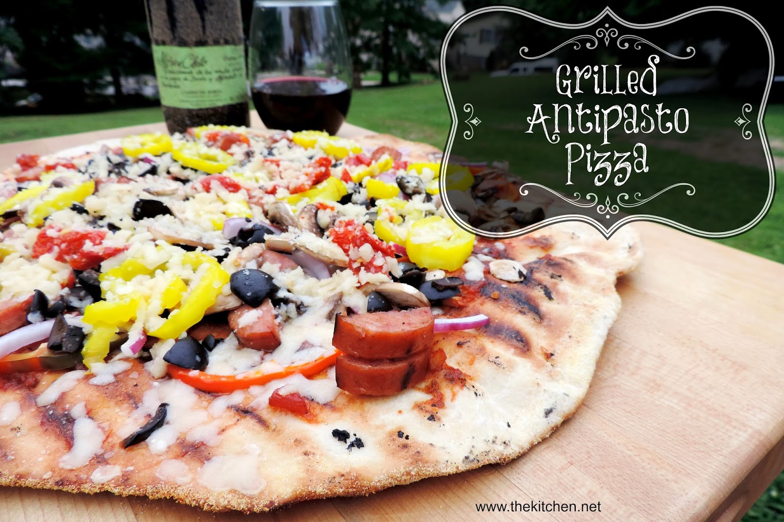 Grilled Antipasto Pizza