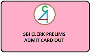 SBI Clerk Prelims Exam Admit Card Out