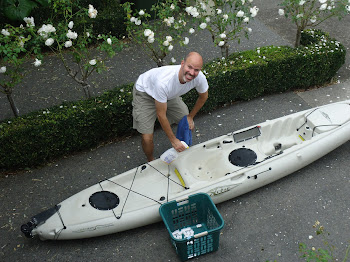 Billy cleaning kayaks