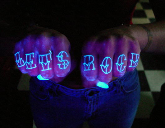 black light tattoo