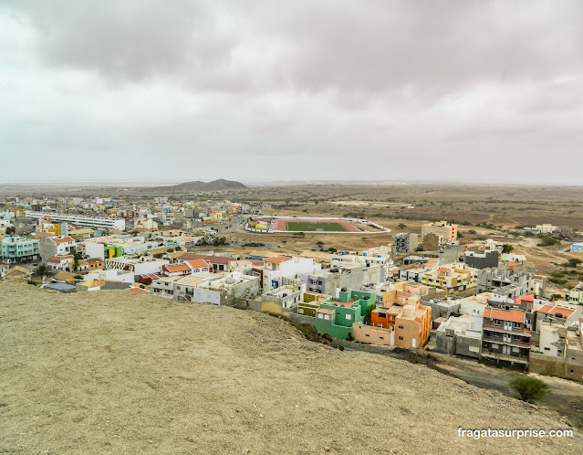 Espargos, capital da Ilha do Sal em Cabo Verde