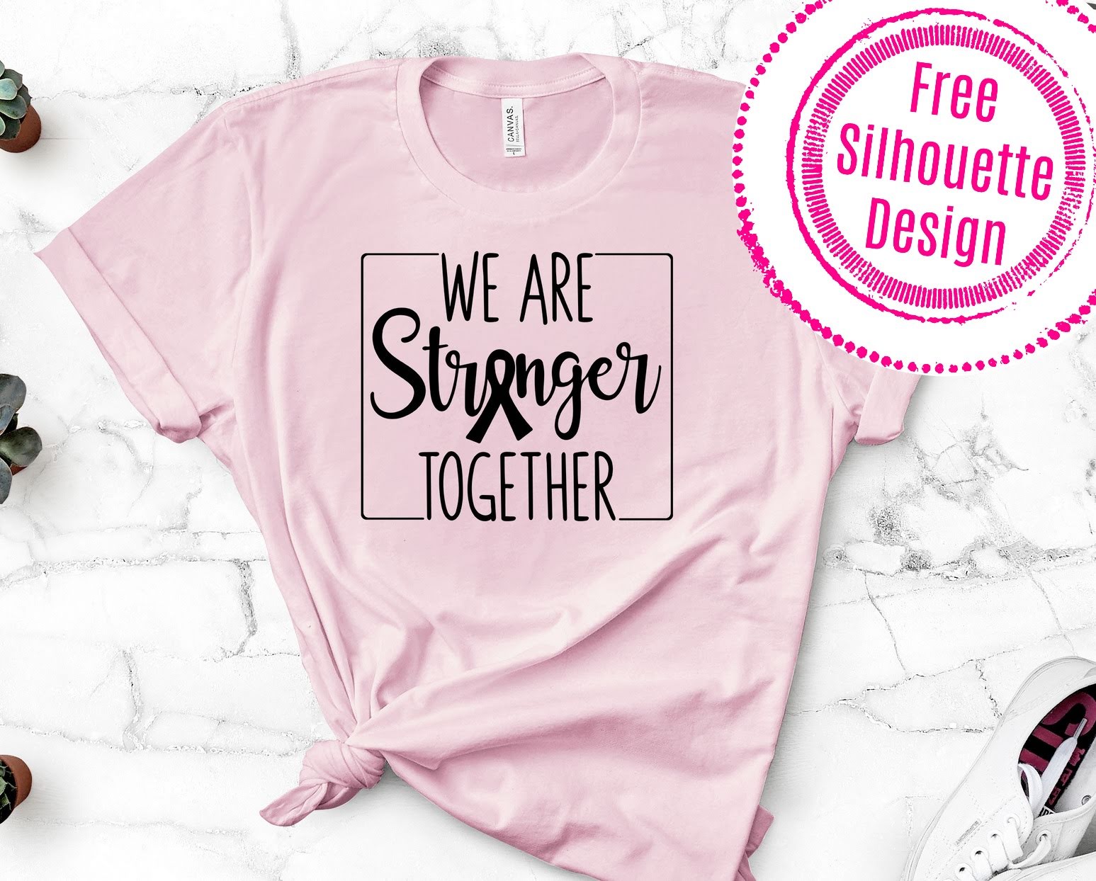 Download Free Silhouette Design Breast Cancer Awareness Silhouette School