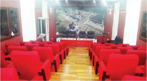 Bagian dalam Gedung Lembu Sora