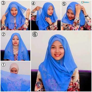 Pakai Kerudung Segi Empat