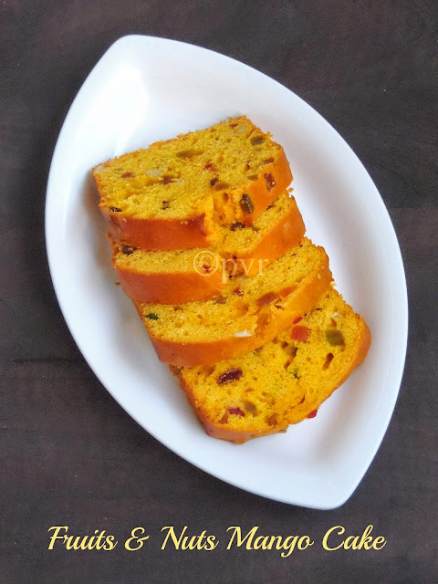 Fruits & Nuts Mango Pound Cake