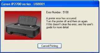 Cara Mudah Memperbaiki Printer Error 5100