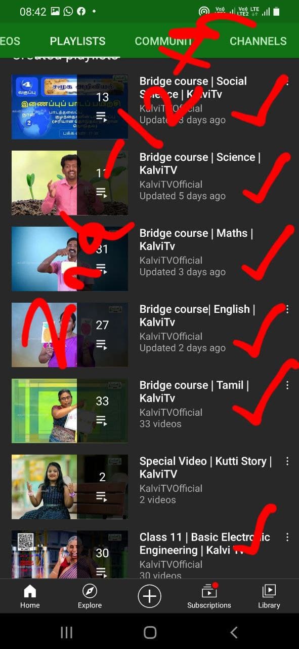 kalvi tv official Youtube - Bridge course Class