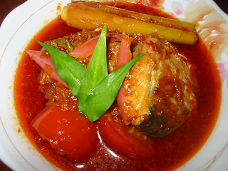 My Kuali: Asam pedas ikan parang & Bebola ubi goreng