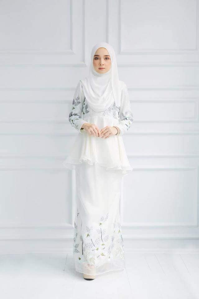 13 Contoh  Design Baju  Nikah  Simple Tapi Cantik Wordless 