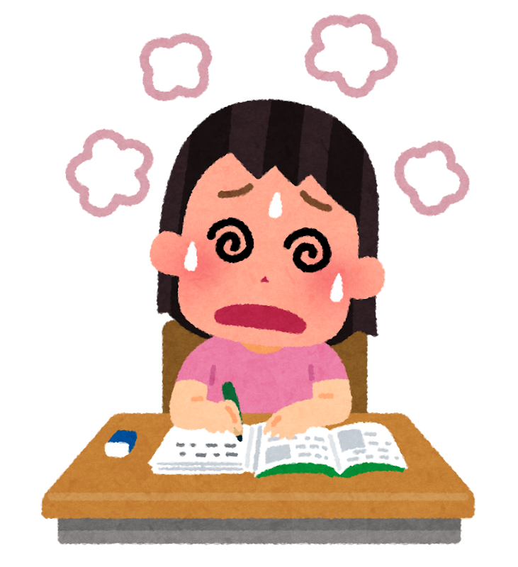 勉強しすぎの子供のイラスト 女性 かわいいフリー素材集 いらすとや 勉強しすぎの子供のイラスト 女性 かわいいフリー素材集 いらすとや