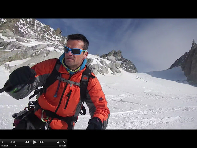 ski de rando Aiguilles rouges du Dolent-glacier du Tour Noir Manu RUIZ