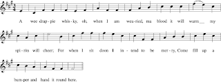 Traditional Folk Song - A WEE DRAP O' WHISKY Sheet Music