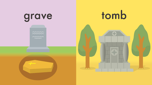 grave と tomb の違い