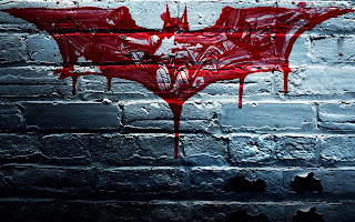Blood Batman Logo wallpaper