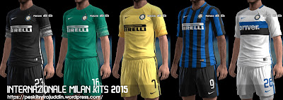 PES 2013 Internazionale Milan kits 2015-2016 by Syirojuddin