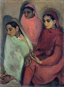 Painting by Amrita Sher-Gill