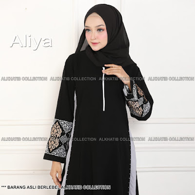 BAJU ABAYA TERBARU ALIYA ALKHATIB