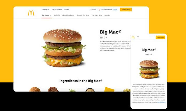 McDonald's website