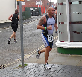 An action picture from the Keyo Brigg Sprint Triathlon 2015