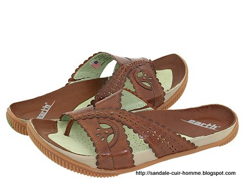 Sandale cuir homme:G327-675347