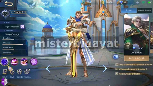 Cara Dapat Skin Alucard Lightborn Mobile Legends Gratis Full Efek