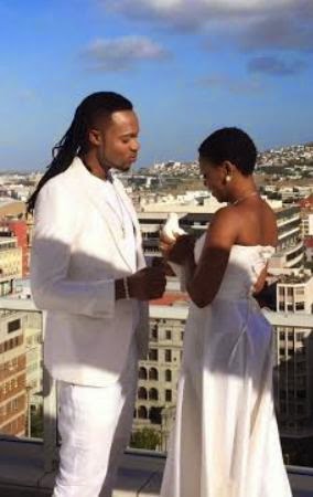 Romantic Photos of Flavour &Chidinma on set of Ololufe Video