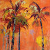 Palms, Landscape Paintings by Arizona Artist Amy Whitehouse