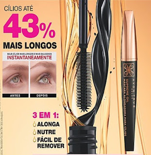  máscara de cílios avon supreme oil com oleo de argan