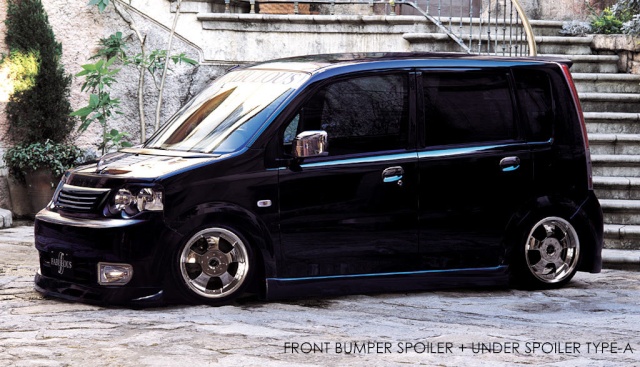 SukeKereta: Perodua Kenari Move VIP Style Bodykit -Black-