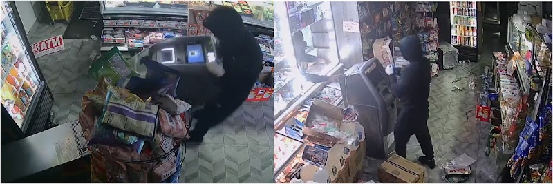 Atracadores roban cajeros automáticos en 40 bodegas y otros negocios llevándose millares de dólares