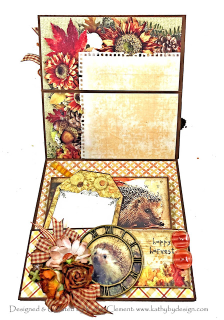 Really Reasonable Ribbon Fall Card by Kathy Clement, Ciao Bella Sound of Autumn