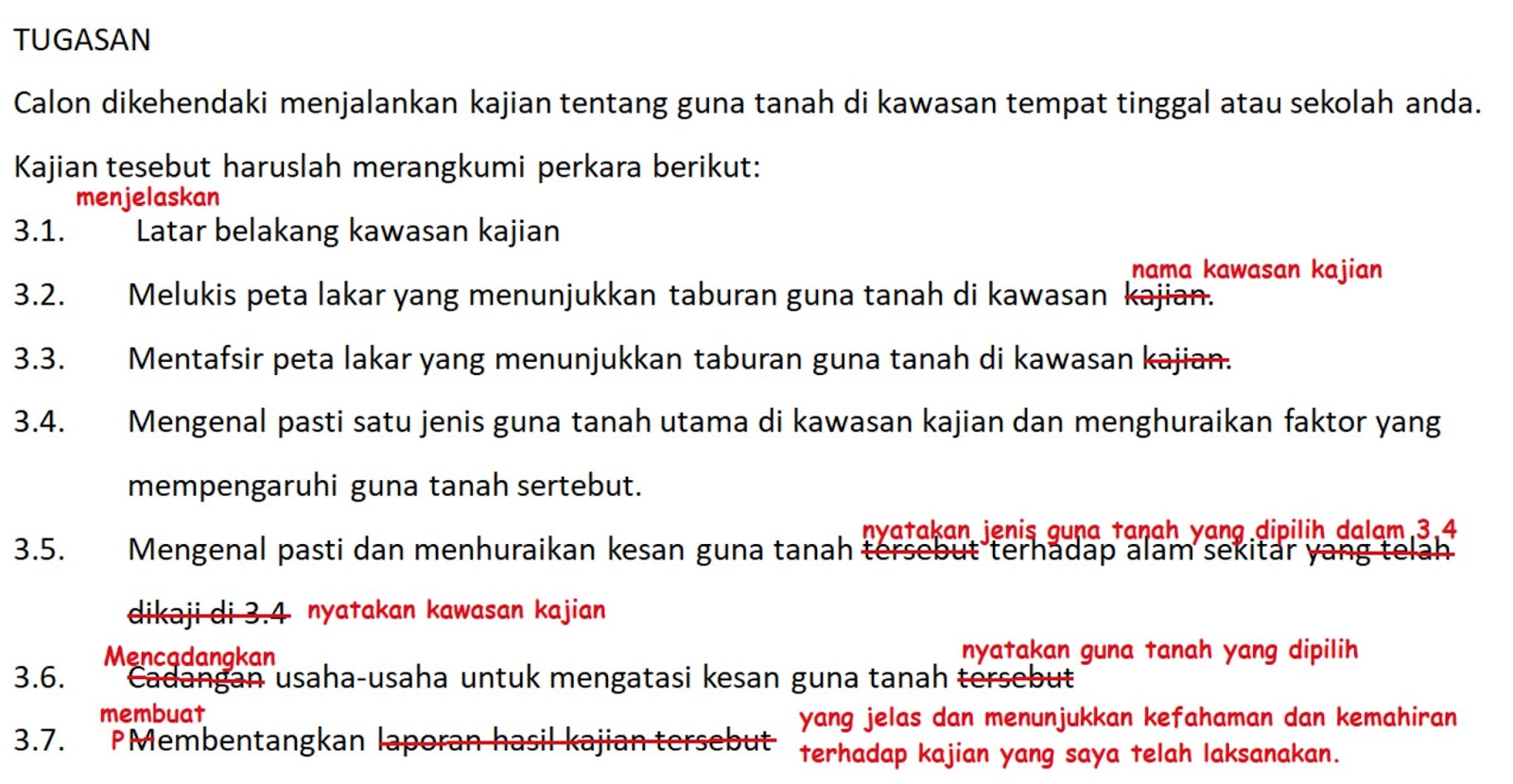 Contoh Soalan Temubual Kajian Guna Tanah - Kecemasan n