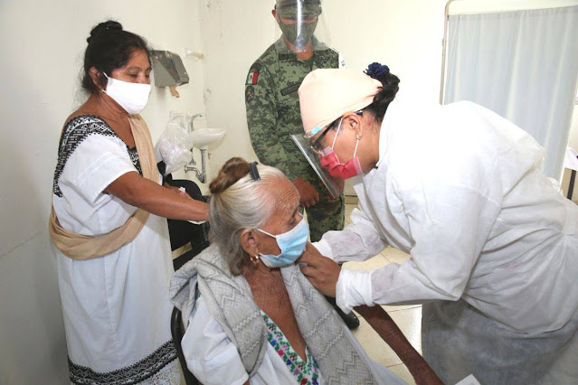 Llega a Yucatán lote de 12,870 vacunas contra el Coronavirus para aplicarle la segunda dosis a adultos mayores