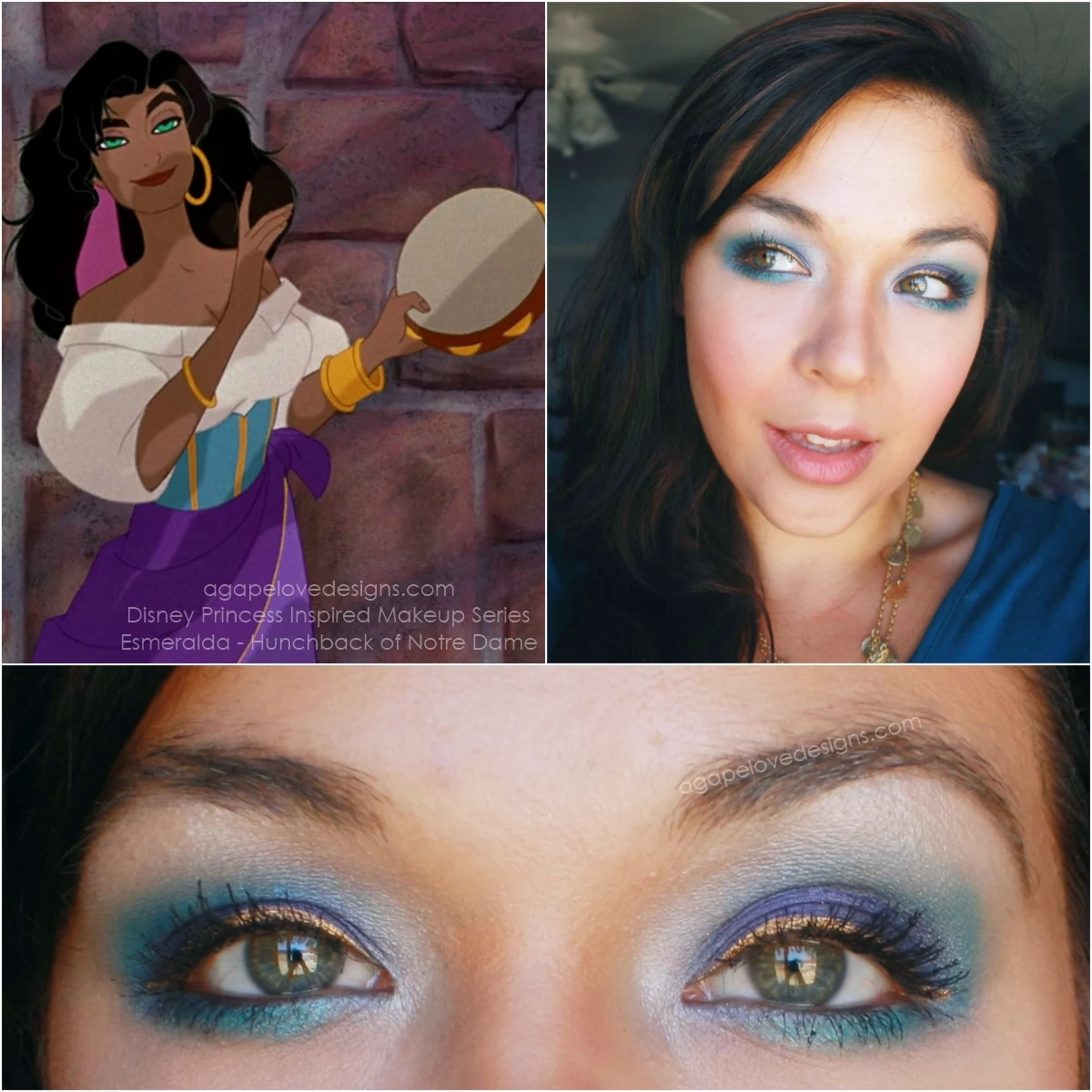 Agape Love Designs Esmeralda Inspired Makeup