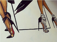 shoe illustration design footwear illustrator jerron couture